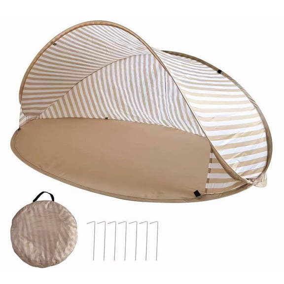 Beach Essentials Beach Shelter Up Protection UPF 50+ Up Beach Tent Beach Shelte Beach Tent Sun Protection With Carry Bag Sun Protection Wind Protection For Beach Camp