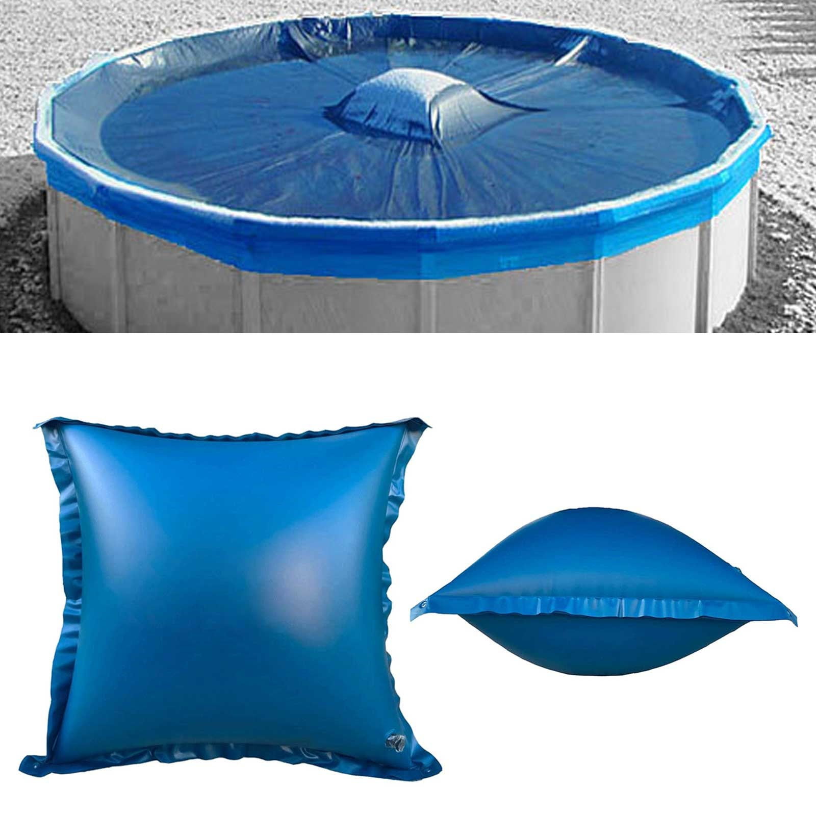 Beach Essentials for Men 4ft X 4ft Pool Air Pillow For Above Ground Swimming Pool Cold Ice Equalizer Winterizing Winter Closing Pillows Ultra Thick Durable Pools Cover Pillow Rope Included