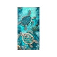 thumbnail image 1 of Beach Essentials Turtle-themed Printed Beach Towel Microfiber Absorbent Fast-Dry Bath Towel Surfing And Swimming Towel, 1 of 6