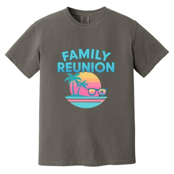 Beach Family Reunion Summer Vacation Coastal Matching Group Ocean Sand Fun Comfort Color T-Shirt, Unisex, up to size 4XL