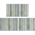thumbnail image 1 of Beach Farmhouse Kitchen Rugs Set 2 Piece Colorful Summer Wooden Decorative Rug for Kitchen Low-Profile Floor Mats Decorations for Home Kitchen (17"x48"+17"x30"), 1 of 6