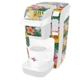 thumbnail image 1 of Beach Flowers 02 White - Decal Style Vinyl Skin fits Keurig K10 / K15 Mini Plus Coffee Makers (KEURIG NOT INCLUDED), 1 of 3