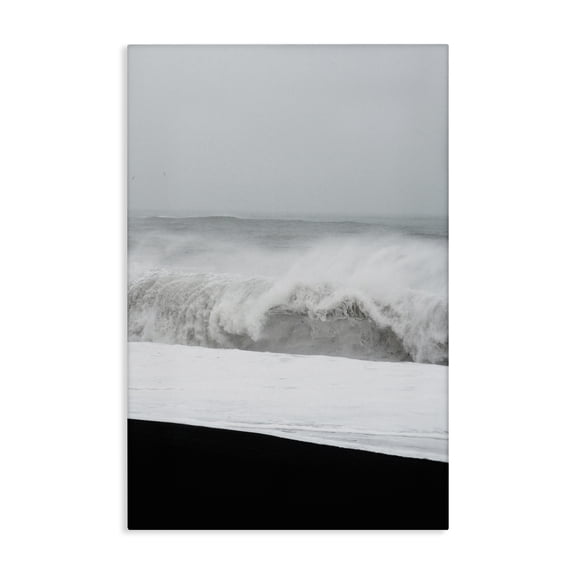 Stupell Industries Beach Foam Crashing Canvas Wall Art, design by Jade Sharp Photo, 24 x 16