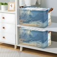 Beach Foldable Storage Large Fabric Storage Baskets Organizer Storage
