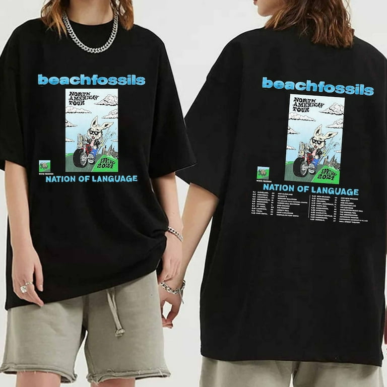 Beach Fossils Beach Fossils Fan Beach Fossils Shirt Beach Fossils Tour Beach Fossils 2024 rock band shirt Dustin Payseur Jack Doyle Smith Tommy Davidson Anton Hochheim 2024 Tour Walmart