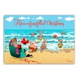 thumbnail image 1 of Beach Fun Christmas Postcards - 40 Holiday Beach Postcards - 4 x 6 Inch Postcard, 1 of 4