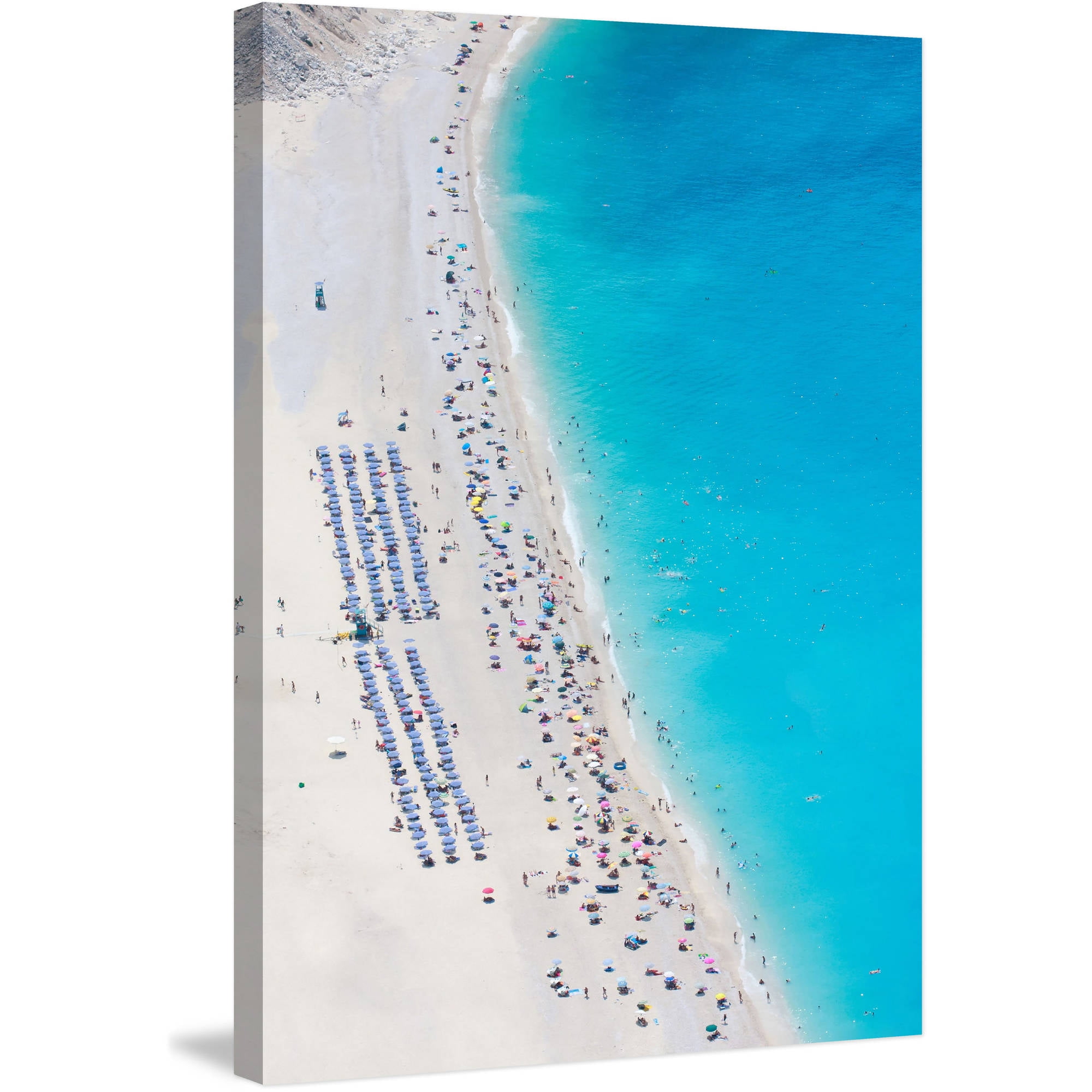 "Beach Gathering" Painting Print on Wrapped Canvas