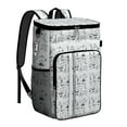 thumbnail image 1 of Beach Girl Vintage Travel Cooler Backpack, Insulated Leakproof Lunch Bag in Girly Pink for Vacation, Journey, and Adventure Trips, 1 of 5