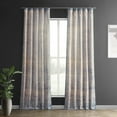 thumbnail image 1 of Beach Greige Abstract Textured Printed Cotton Curtain (1 Panel), Beach Greige, 50W X 108L, 1 of 10