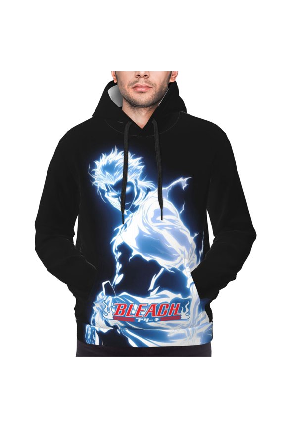 Beach Grimmjow Hoodies For Men Hoodie Pullover Long Sleeve Hooded Sweatshirt With Pockets