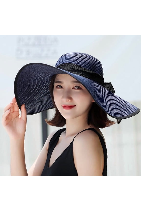 Beach Hats For Women Big Straw Wide Brim Summer Hat Floppy Foldable Roll Up Cap Sun Hat Session Hat Hooray Hat Where The Road Ends Hat Beaches Hats Hats for Women Sports Womens Fedora Hats Beach