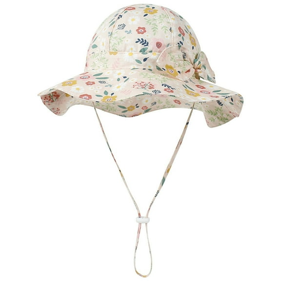 Beach Hats for Kids Personalized Baby Boy Hats - Bucket Hat for Toddlers, UPF 50  Sun Protection Wide Brim Bucket Hat for Boys Girls