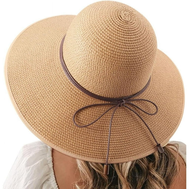 Beach Hats for Women Big Straw Wide Brim Summer Hat Floppy