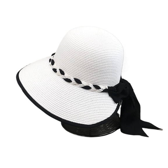Beach Hats for Women, Straw Hat for Women UPF 50+ UV Sun Protection Foldable Sun Hat