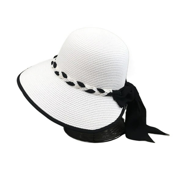 Beach Hats for Women, Straw Hat for Women UPF 50+ UV Sun Protection Foldable Sun Hat
