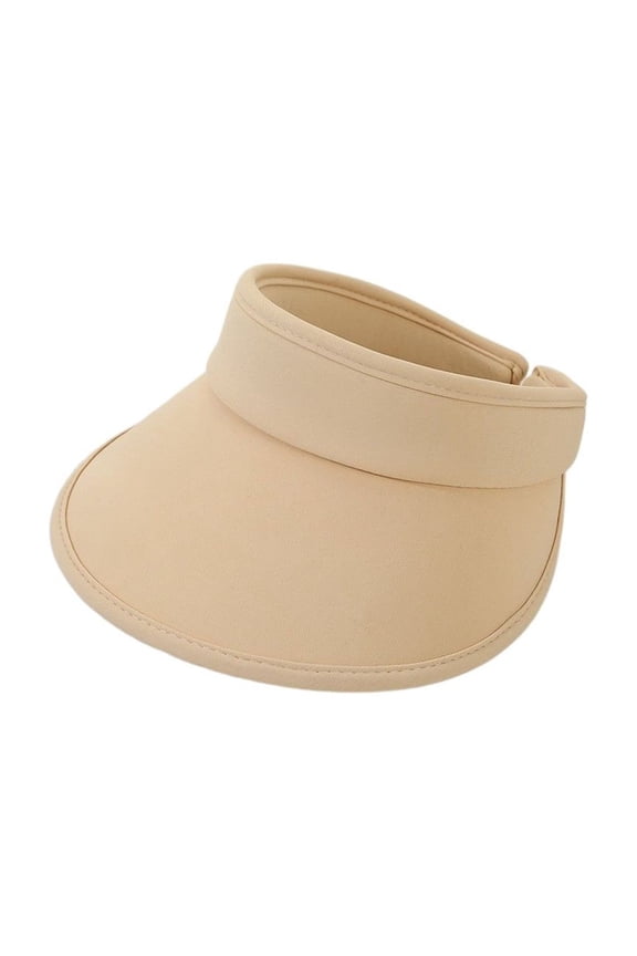 Beach Hats for Women , Sun Hats for Men , Beach Hat for Women Unisex Twill Clip-On Sport Visor Hat with Wide Brim for Outdoor Activities and Sun
