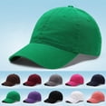 thumbnail image 1 of Beach Hats for Women Unisex Washed Solid Soft Top Baseball Cap Simple Sun Hat Hot Pink One Size, 1 of 4