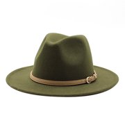 Beach Hats for Women, Western Cowboy Hat for Women Classic Roll Up Buckle Belt Women Retro Wide Brim Cowboy Hat Sun Hats, Panama Hats for Women F M