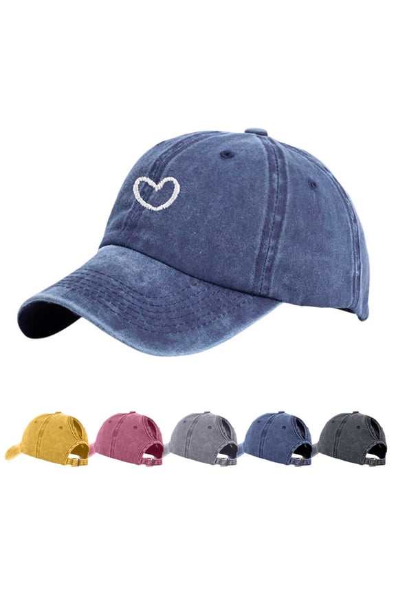 Beach Hats for Women Women Summer Adjustable Breathable Eyelet Baseball Cap Outdoor Black One Size