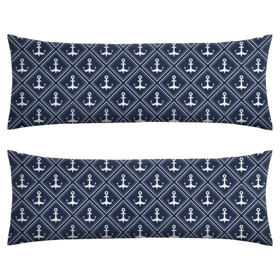 Beach Horizon Body Pillow Cover 20x54 - Soft Seaside Themed Pillowcase with Invisible Zipper, Machine Washable - Coastal Decor for Maternity, Sleeping, Lounge