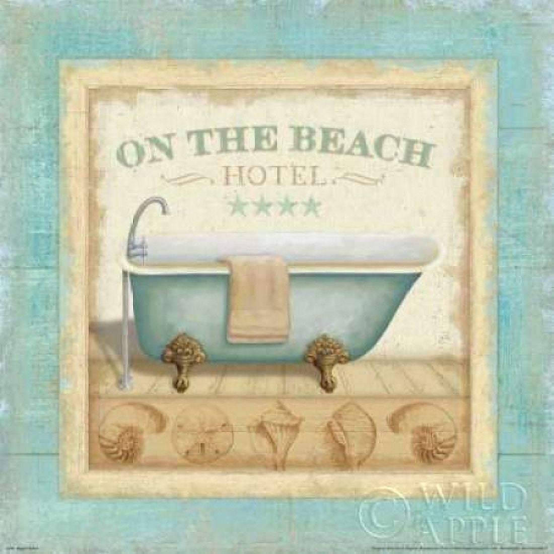 Beach Hotel I Canvas Art - Daphne Brissonnet (24 x 24)
