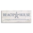 thumbnail image 1 of Beach House Come Play Nautical Phrase Coastal Graphic Art Gallery Wrapped Canvas Print Wall Art, 1 of 7