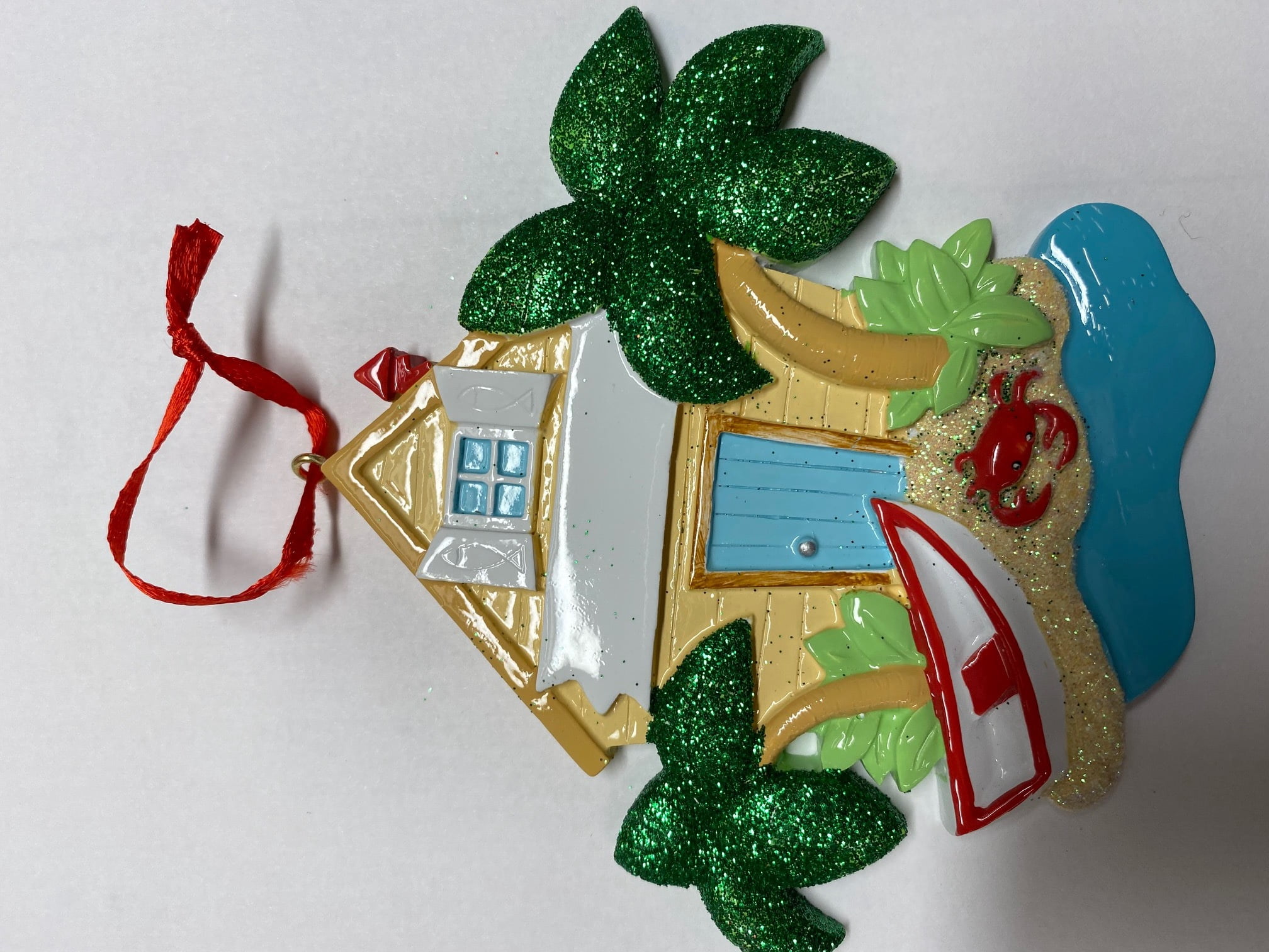 Beach House Personalized Christmas Ornament DO-IT-YOURSELF - Walmart.com