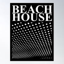 Beach House Poster Wall Art, Modern Wall Decor For Living Room Bedroom, 8x12 UNFRAMED