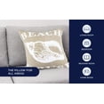 thumbnail image 1 of Beach House Shell Tan Stuffed Decorative Throw Pillow Beach Home Décor-2pk, 1 of 8