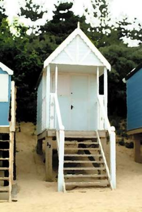 Beach Hut I Canvas Art - Stuart Roy (12 x 18)