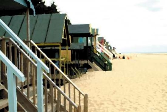 Beach Hut II Canvas Art - Stuart Roy (12 x 18)