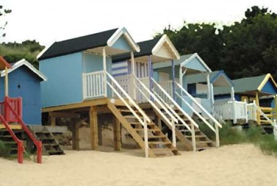 Beach Hut III Canvas Art - Stuart Roy (24 x 36)