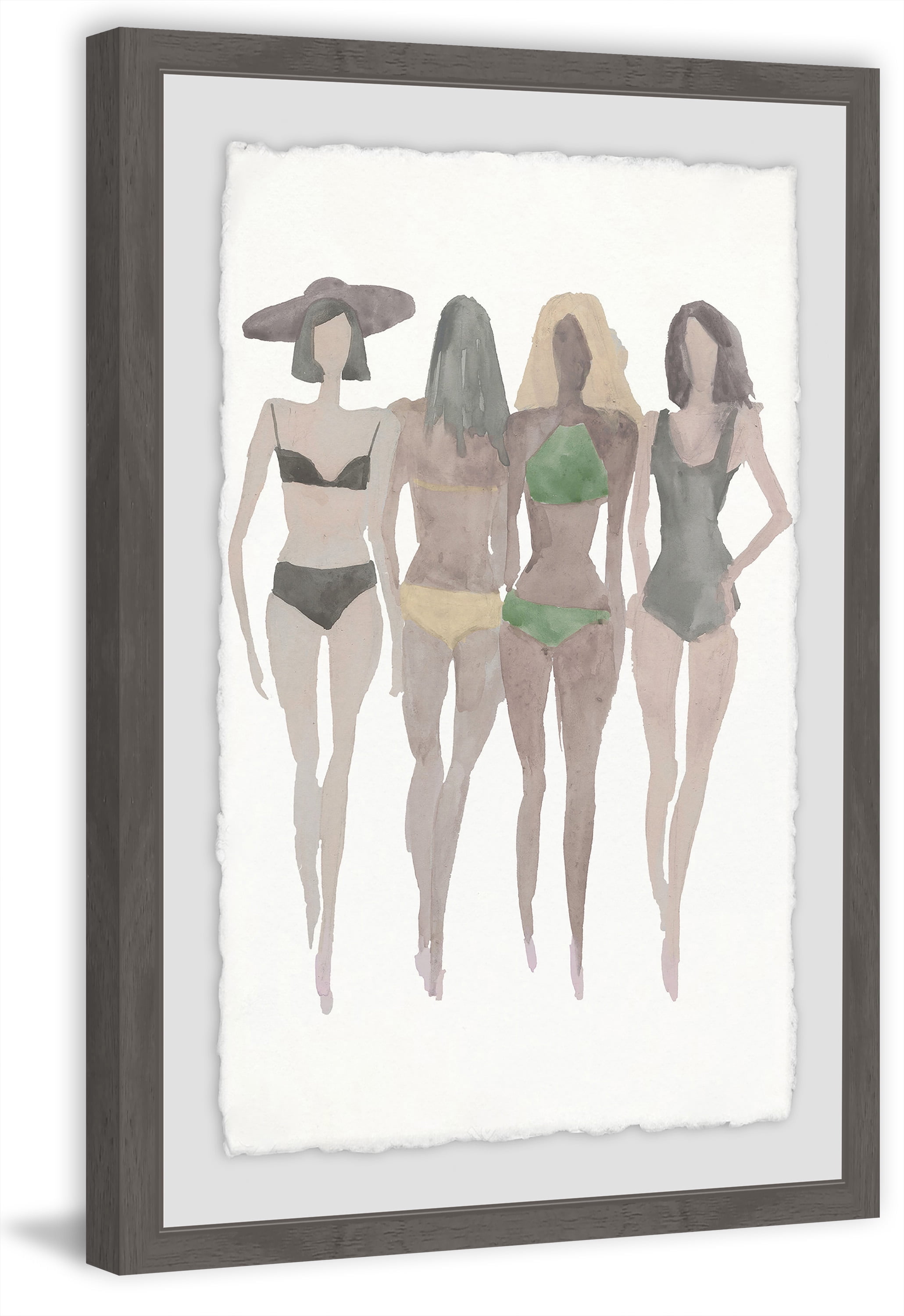 Beach II Framed Painting Print