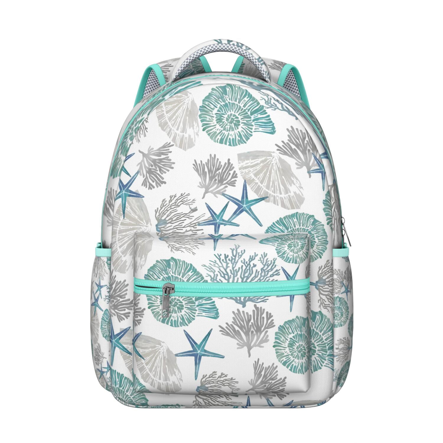 Beach-Inspired Waterproof Backpack - Tropical Marine Design with ...