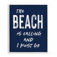 thumbnail image 1 of Stupell Industries Coastal Beach Is Calling Summer Sentiment White Framed Giclee Art, 11 x 14, by Lettered and Lined, 1 of 8