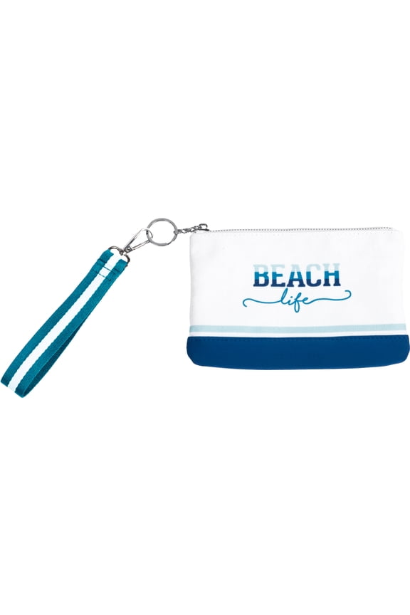 Company - Beach Life - 8" x 5" Canvas Wristlet
