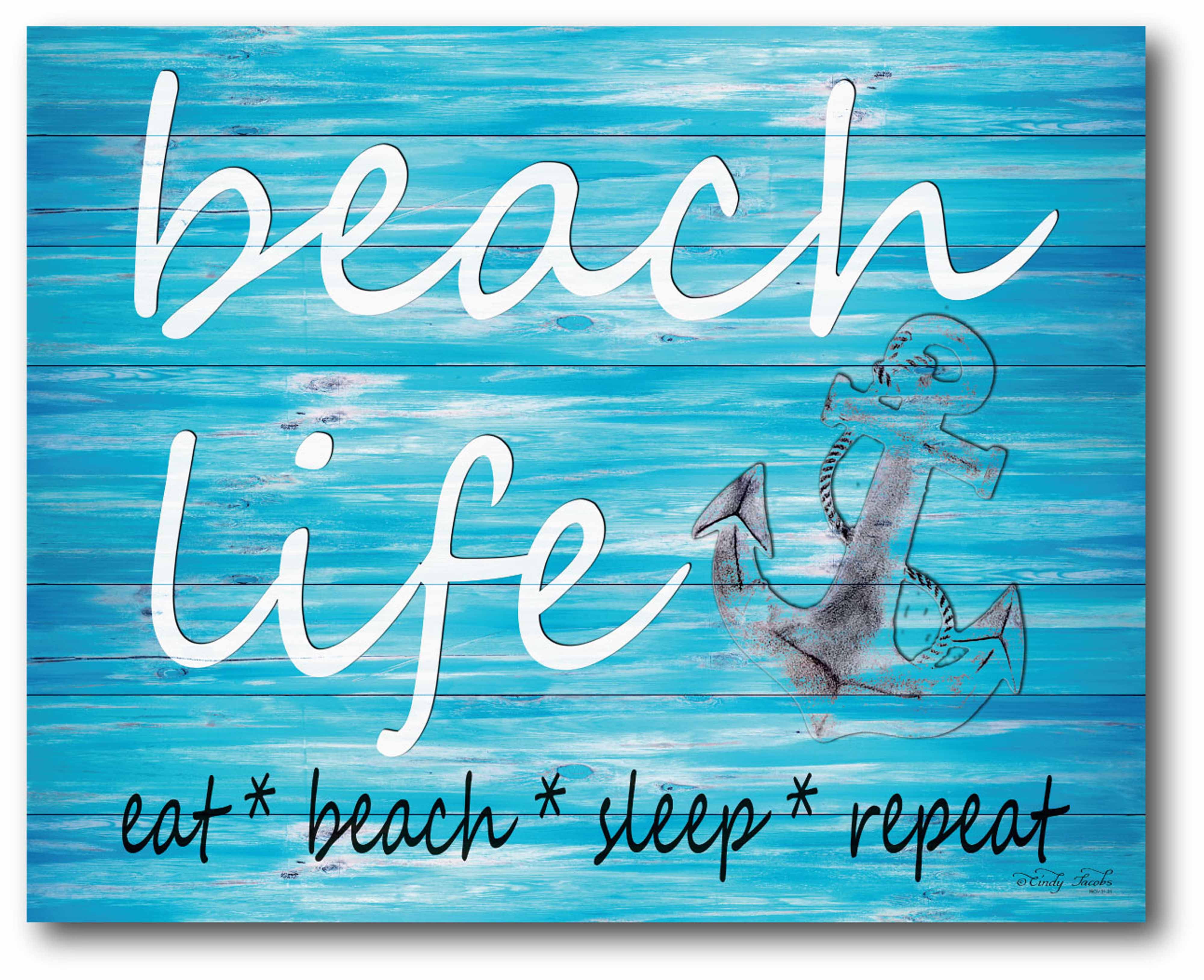 Beach Life Gallery-Wrapped Canvas Wall Art, 16x20
