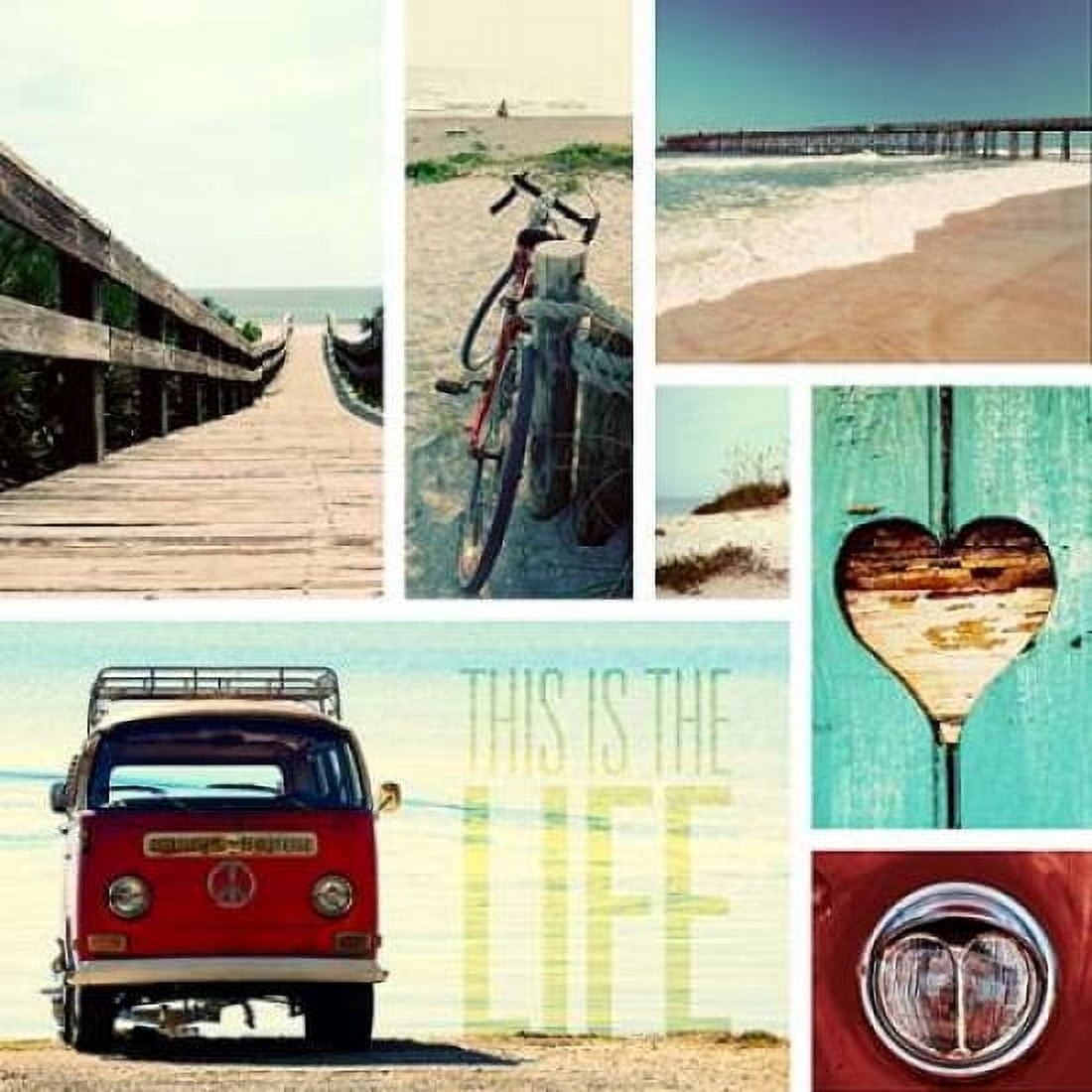 Beach Life I Canvas Art - Gail Peck (24 x 24)