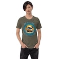 thumbnail image 1 of Beach Life Is The Best Life Design Unisex T-shirt (Army, S), 1 of 3