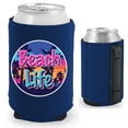 thumbnail image 1 of Beach Life Magnetic Can Coolie (Navy), 1 of 3