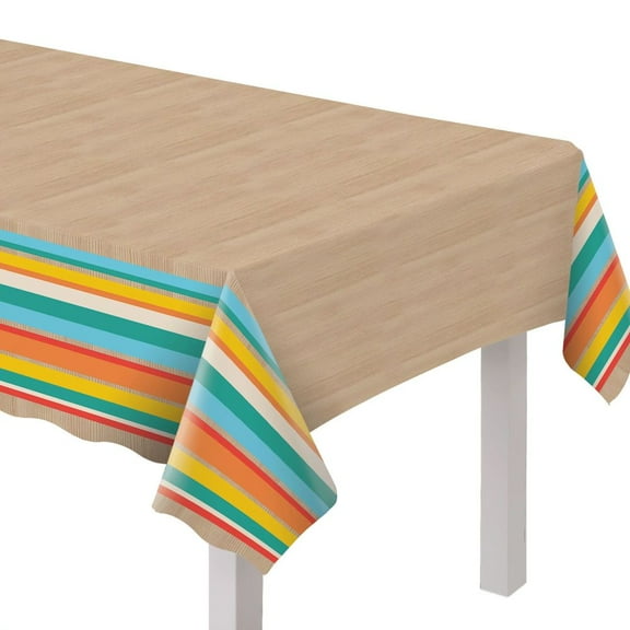Beach Life Plastic Tablecloth 3 Per Pack
