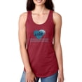 thumbnail image 1 of Beach Love Racerback Tank Women -Image by Shutterstock, Female x-Small, 1 of 4