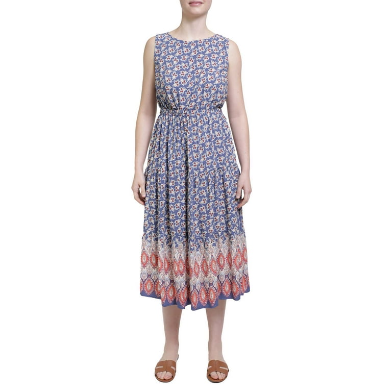 Beach Lunch Lounge Women s Peonia Sleeveless Back Cutout Maxi Dress Walmart