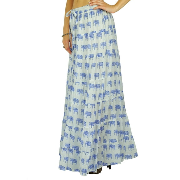 Beach Maxi Phagun Wear Skirt Long Boho Hippie Clothing Maxi Skirt