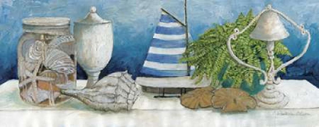 Beach Memories II Canvas Art - Charlene Olson (24 x 48)