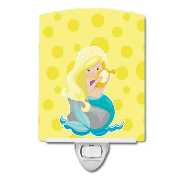 Beach Mermaid Blonde Hair Toni Ceramic Night Light