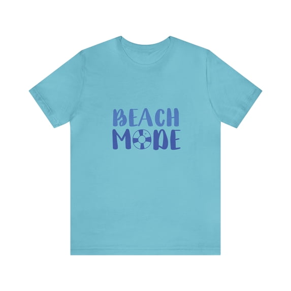 Beach Mode Unisex Jersey Short Sleeve Summer T-shirt