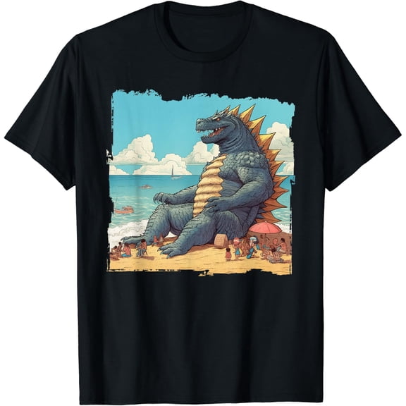Beach Monster Summer Vacation Graphic T-Shirt