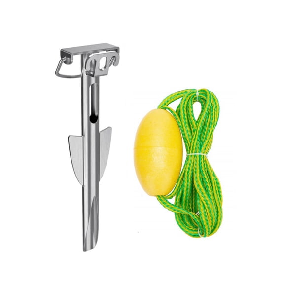 Beach Mooring Tool Stainless Steel Anchors Shallow Water Design for Kayaks, Float Tubes, Small Boats, Sand Mud Lake River Stops