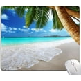 thumbnail image 1 of Beach Mouse Pad, Coconut Trees Design Mouse Pad, Nature Mousepads, Custom Gaming Mouse Pads Non-Slip Rubber MousePads for Computers Laptop Office, 1 of 6